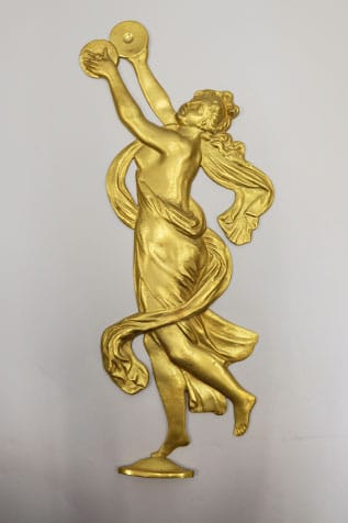 pièce décorative danseuse bronze