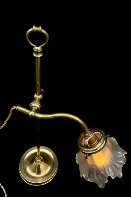anneau laiton de lampe art nouveau