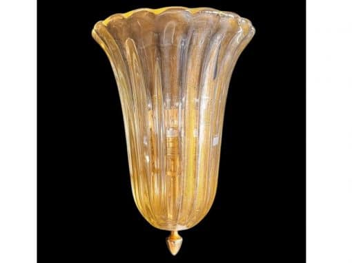 Appliques murales en verre de Murano