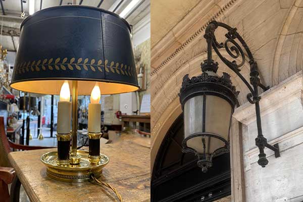 restauration de luminaires anciens