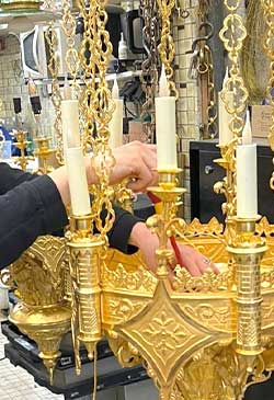 restauration lustre ancien